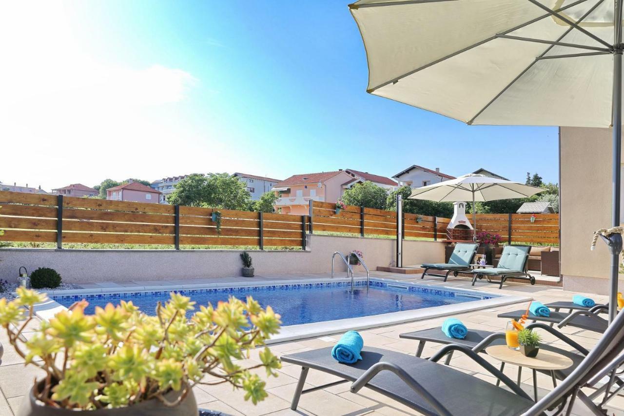 Punta Garden Pool House Villa Posedarje Exterior foto